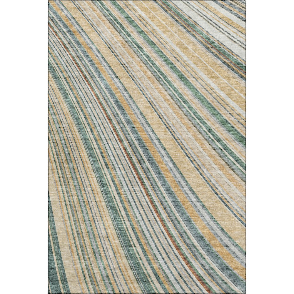 Premium Machine Washable Mayfield AMF981 Beige 3' x 5' Rug