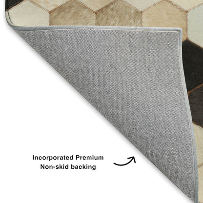 Luxury Washable Indoor/Outdoor Bozeman Dune 2'3" x 7'6" Runner Rug