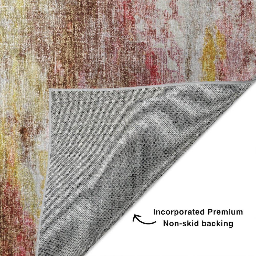 Luxury Washable Boca Blush 2'3" x 7'6" Runner Rug