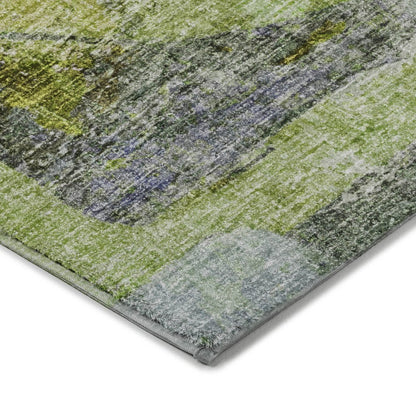 Luxury Washable Boca Aloe 2'3" x 7'6" Runner Rug