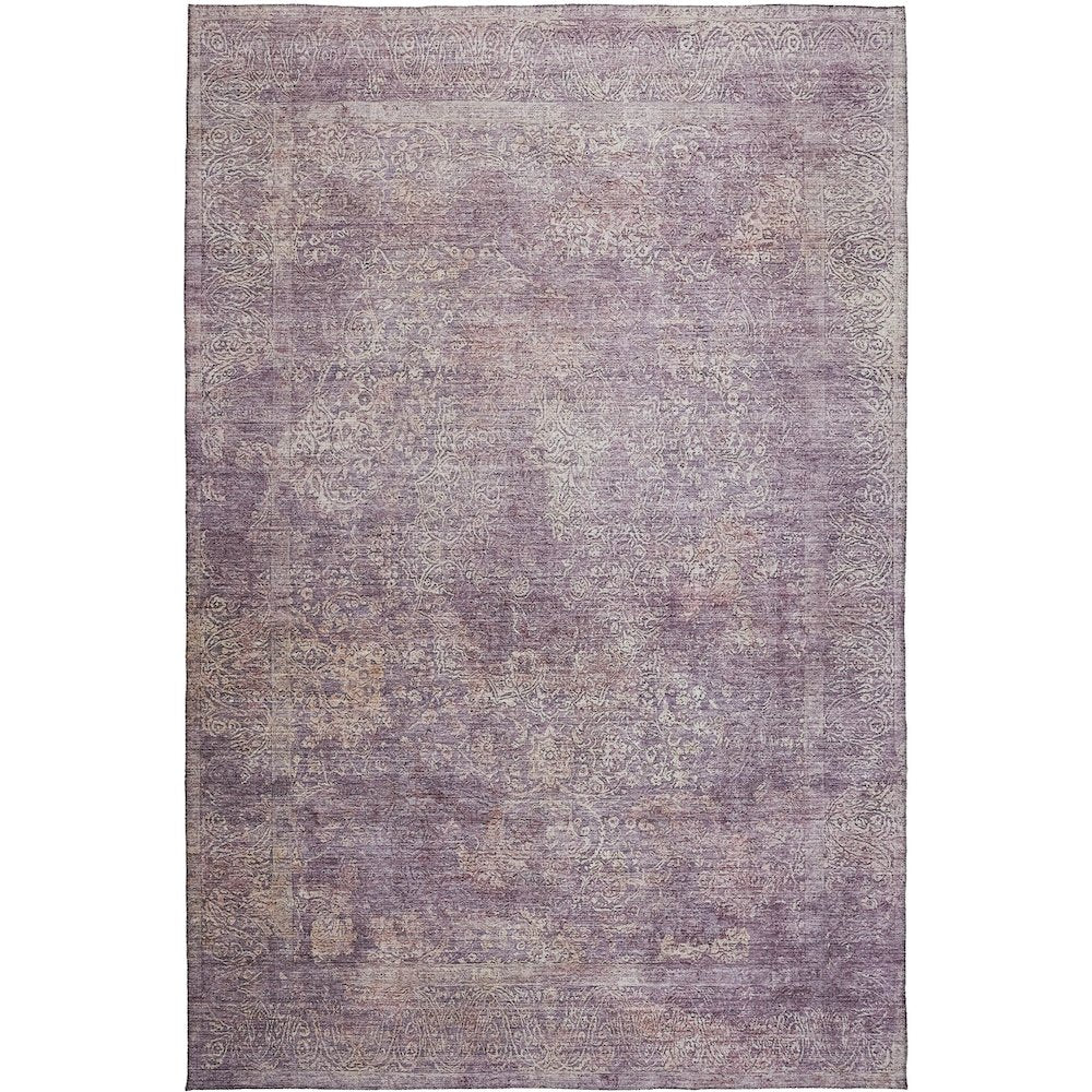 Luxury Washable Indoor/Outdoor Burano Plum 3' x 5' Rug