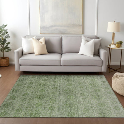 Luxury Washable Indoor/Outdoor Burano Olive 3' x 5' Rug