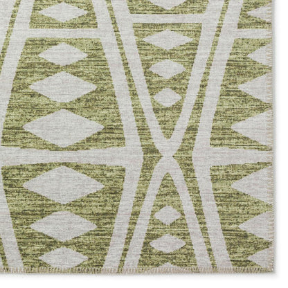 Indoor/Outdoor Sedona SN6 Moss Washable 10' x 14' Rug