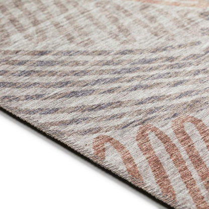 Indoor/Outdoor Sedona SN11 Walnut Washable 10' x 14' Rug