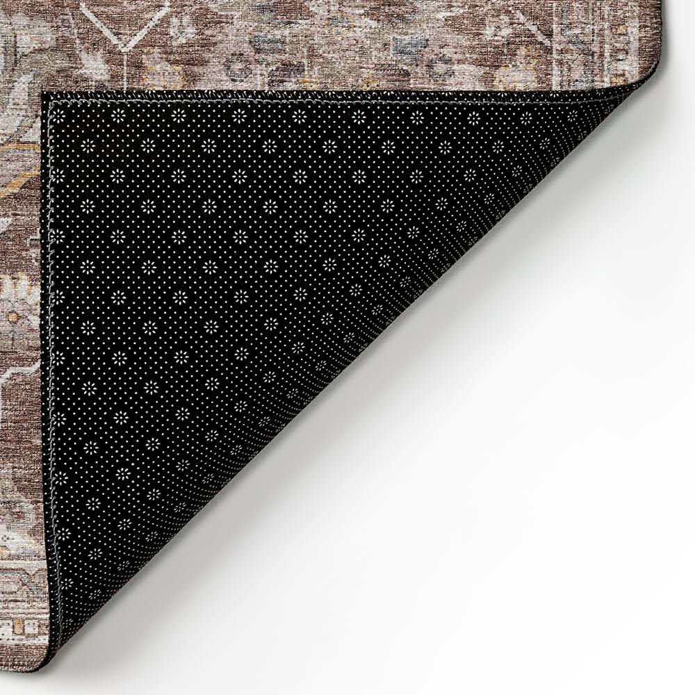 Indoor/Outdoor Marbella MB4 Mocha Washable 2'3" x 7'6" Runner Rug