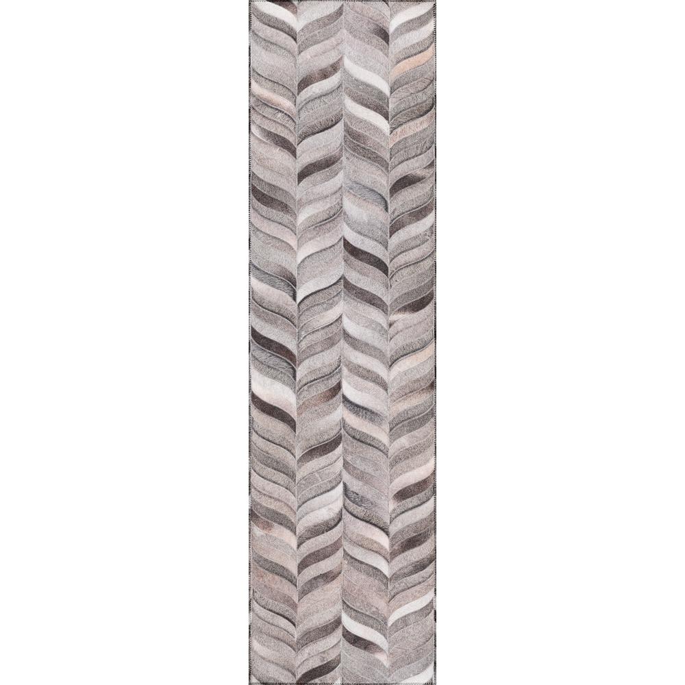 Indoor/Outdoor Durango SS11 Flannel Washable 2'3" x 10' Runner Rug