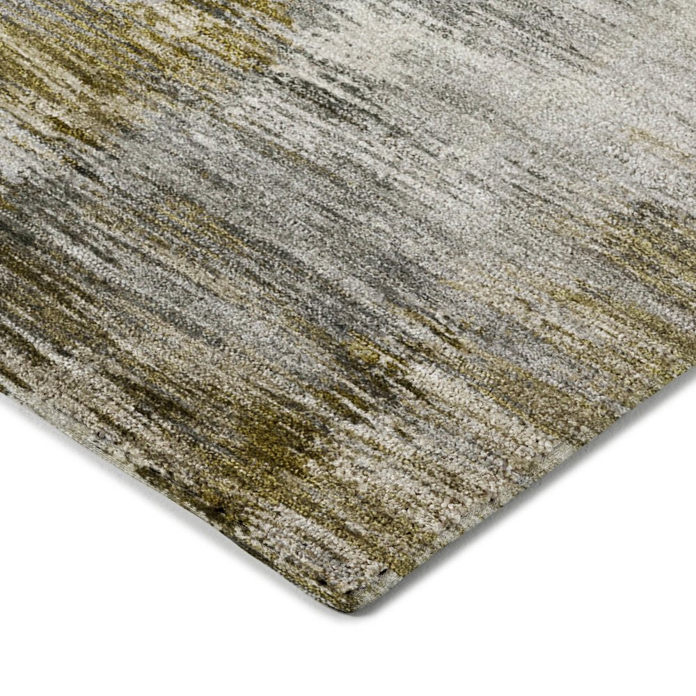 Luxury Washable Indoor/Outdoor Kochi Mocha 2'3" x 7'6" Runner Rug