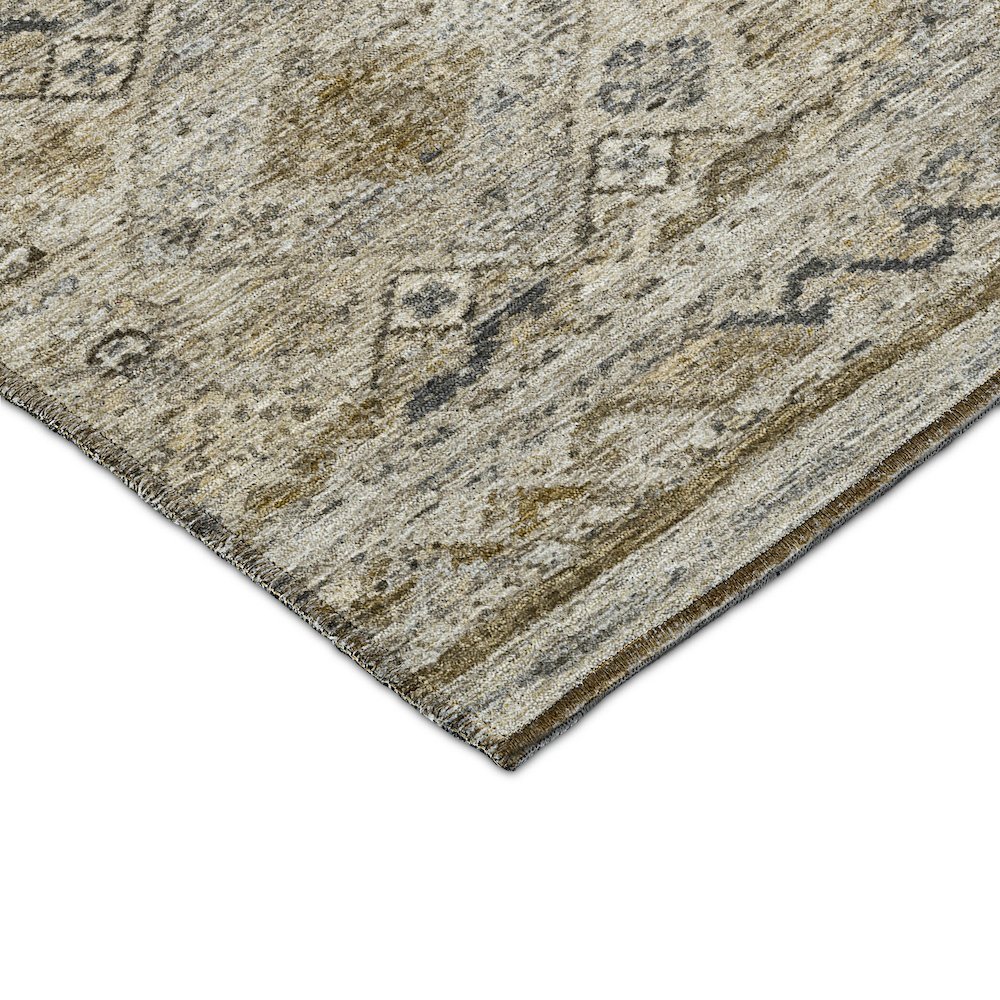 Indoor/Outdoor Karaj Brown 2'3" x 7'6" Runner Rug