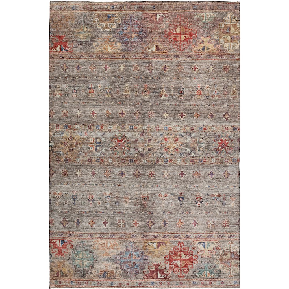 Indoor/Outdoor Karaj Gray 3' x 5' Rug