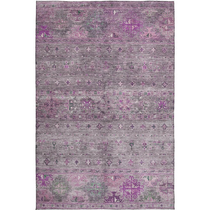 Indoor/Outdoor Karaj Purple 3' x 5' Rug