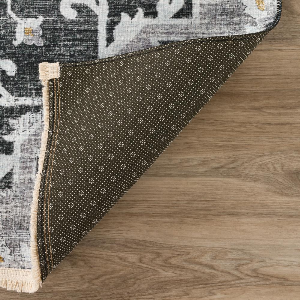 Indoor/Outdoor Marbella MB3 Midnight Washable 2'3" x 10' Runner Rug