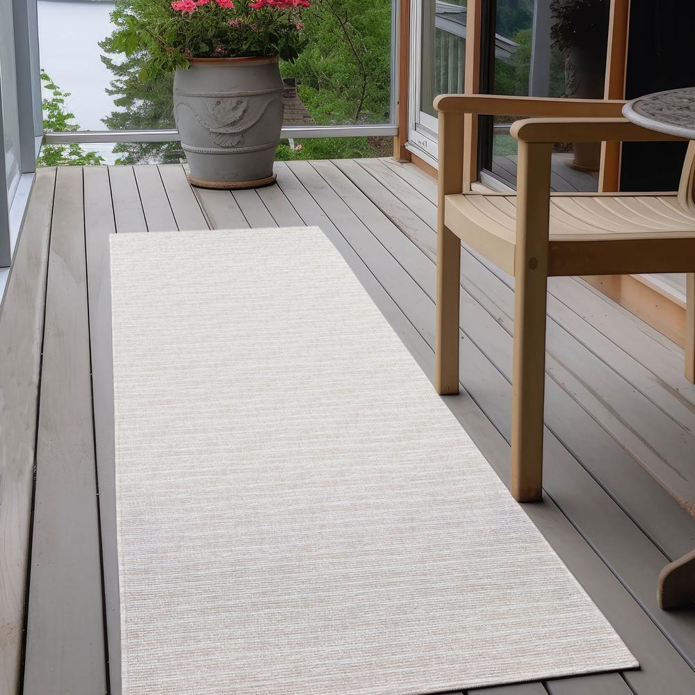 Indoor/Outdoor Laidley LA1 Linen Washable 2'3" x 12' Rug
