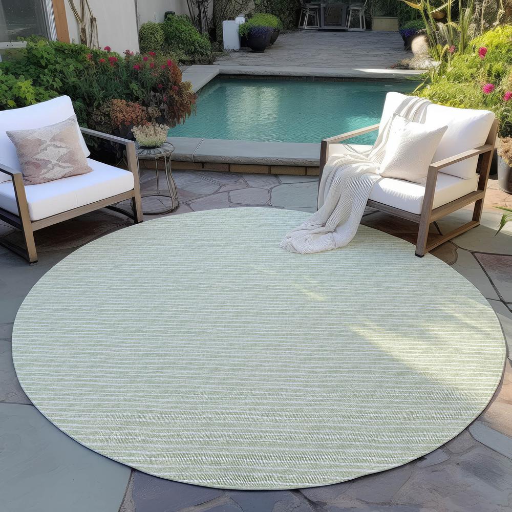 Indoor/Outdoor Laidley LA1 Mist Washable 4' x 4' Rug