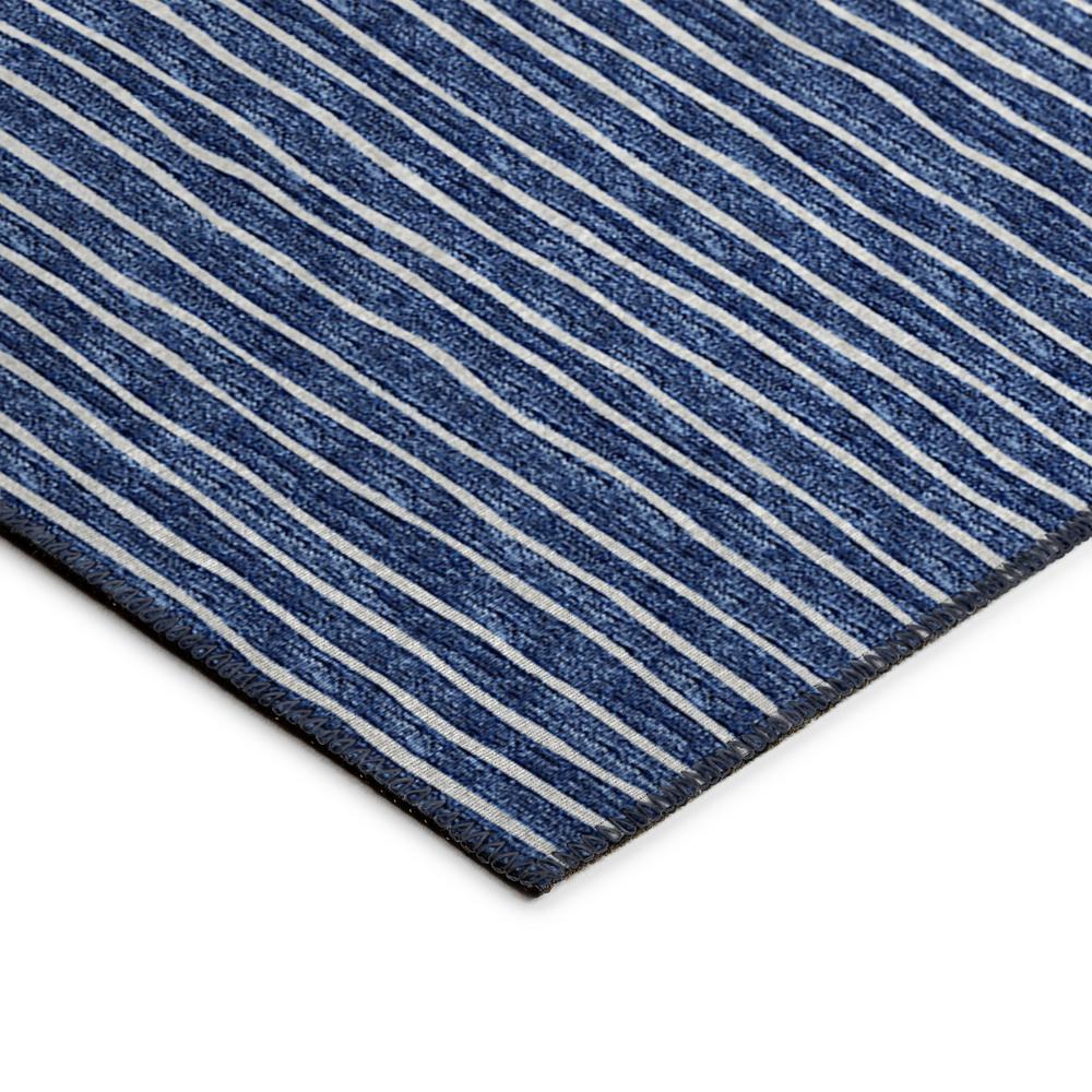 Indoor/Outdoor Laidley LA1 Navy Washable 10' x 14' Rug