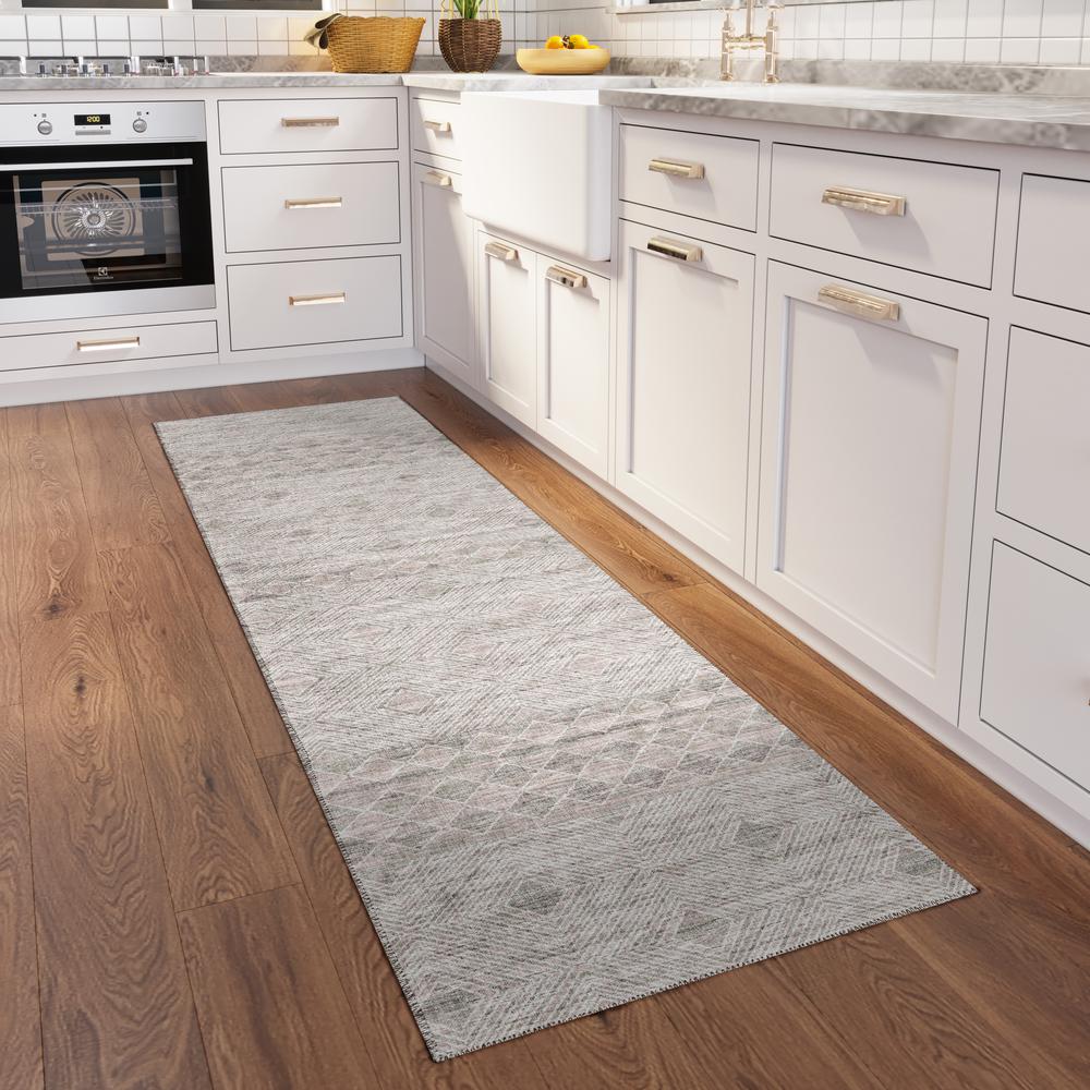 Indoor/Outdoor Sedona SN1 Sage Washable 2'3" x 10' Runner Rug