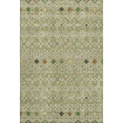 Machine Washable Indoor/Outdoor Neo Sage 3' x 5' Rug