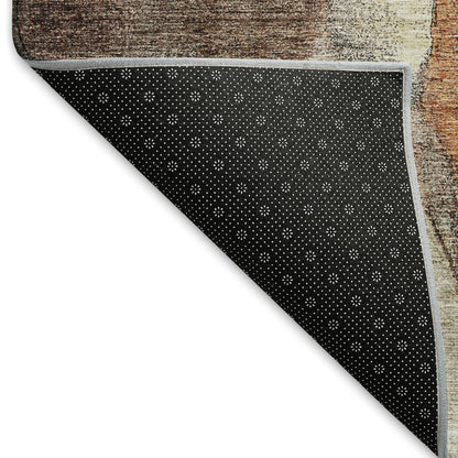 Machine Washable Indoor/Outdoor Neo Coffee 2'3" x 7'6" Runner Rug