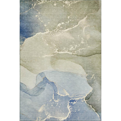 Luxury Washable Odyssey OY10 Sky 2'6" x 3'10" Rug
