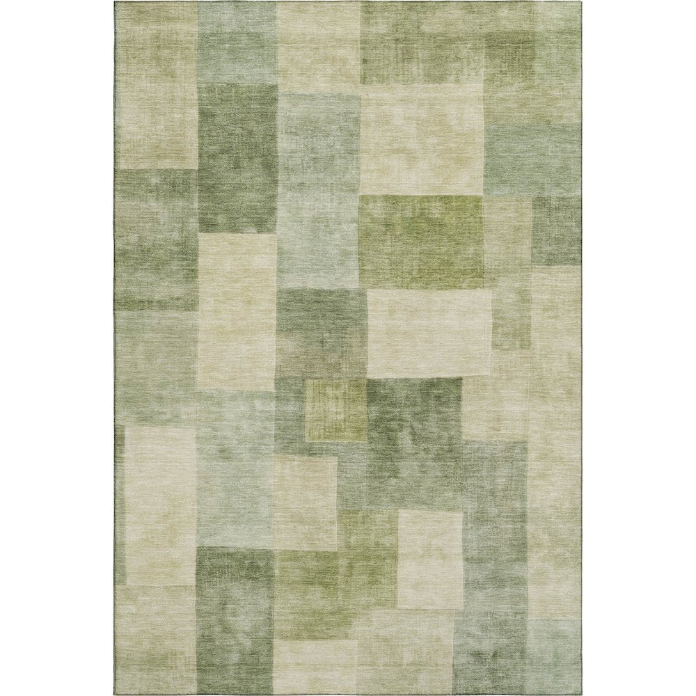 Machine Washable Indoor/Outdoor Pacifica Aloe 3' x 5' Rug