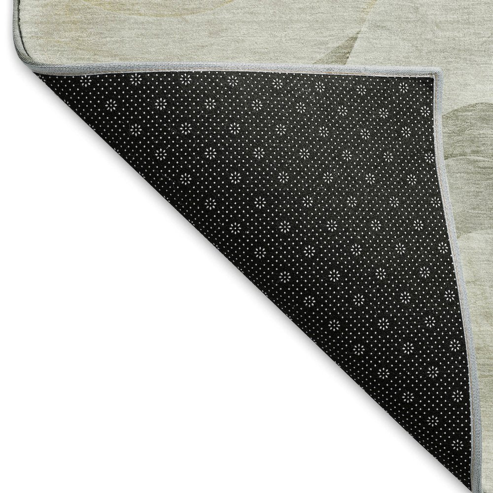 Machine Washable Indoor/Outdoor Pacifica Silver 2'3" x 7'6" Runner Rug