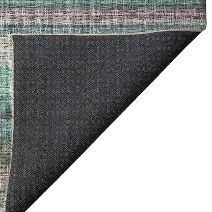 Luxury Washable Indoor/Outdoor Portico Sage 2'3" x 7'6" Runner Rug