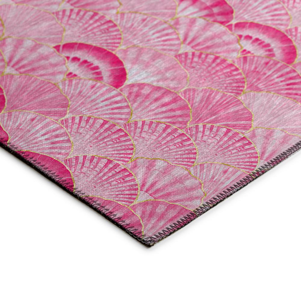 Indoor/Outdoor Surfside ASR32 Pink Washable 1'8" x 2'6" Rug