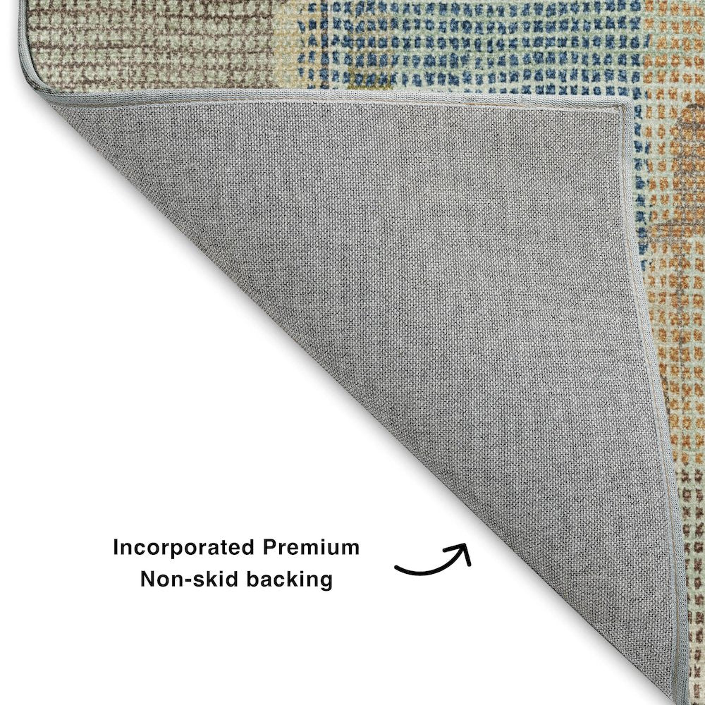 Luxury Washable Indoor/Outdoor Ravenna Putty 2'3" x 7'6" Runner Rug