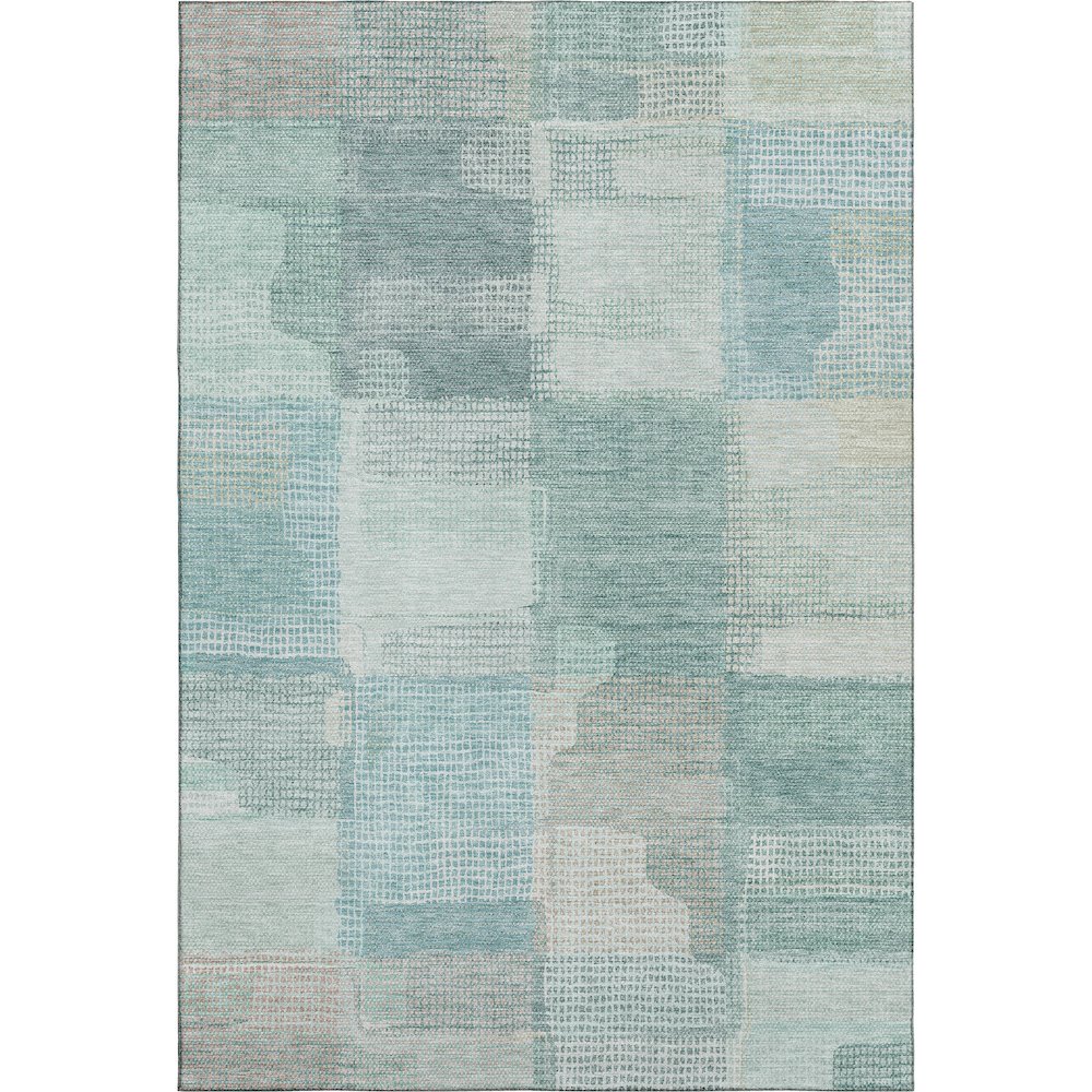 Luxury Washable Indoor/Outdoor Ravenna Teal 3' x 5' Rug