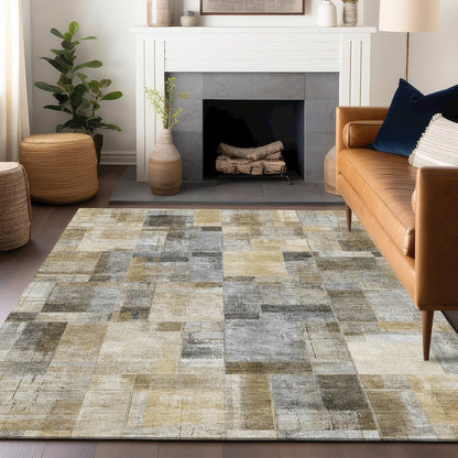 Luxury Washable Indoor/Outdoor Ravenna Granite 3' x 5' Rug