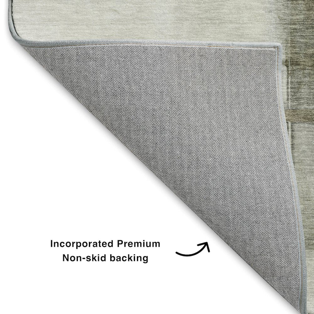 Luxury Washable Indoor/Outdoor Ravenna Gray 2'3" x 7'6" Runner Rug