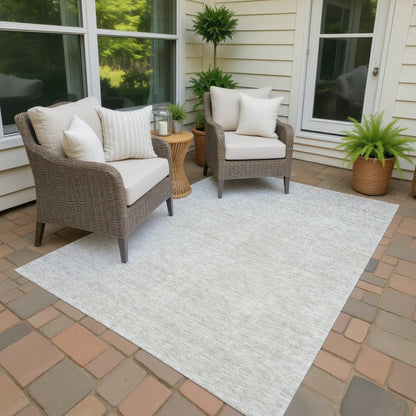 Luxury Washable Indoor/Outdoor Soft Essentials SE1 Ivory 2'6" x 3'10" Rug