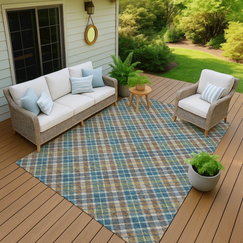 Luxury Washable Indoor/Outdoor Soft Essentials SE3 Multi 2'6" x 3'10" Rug