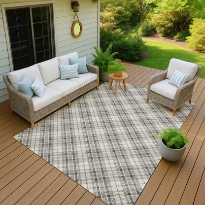 Luxury Washable Indoor/Outdoor Soft Essentials SE3 Ivory 2'6" x 3'10" Rug
