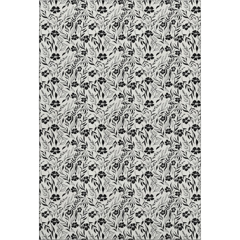 Luxury Washable Indoor/Outdoor Soft Essentials SE4 Ivory 3' x 5' Rug