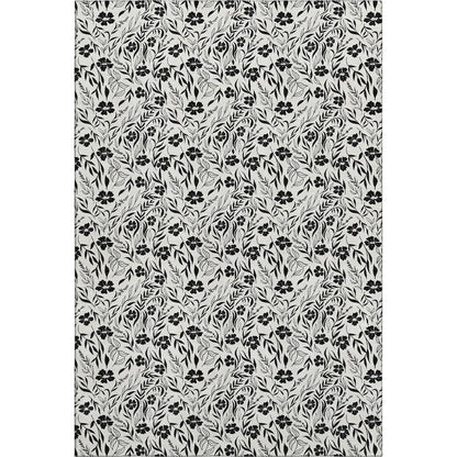 Luxury Washable Indoor/Outdoor Soft Essentials SE4 Ivory 3' x 5' Rug