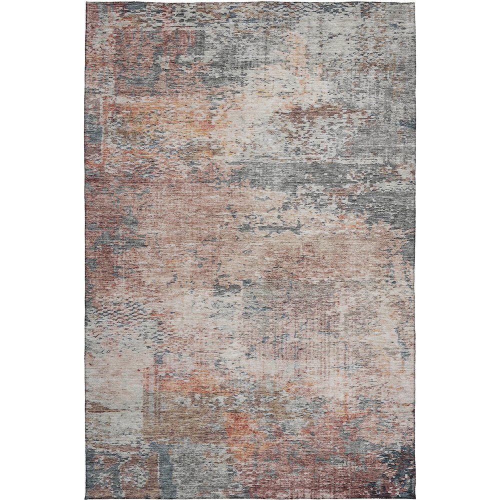 Luxury Washable Indoor/Outdoor Solace Gray 3' x 5' Rug