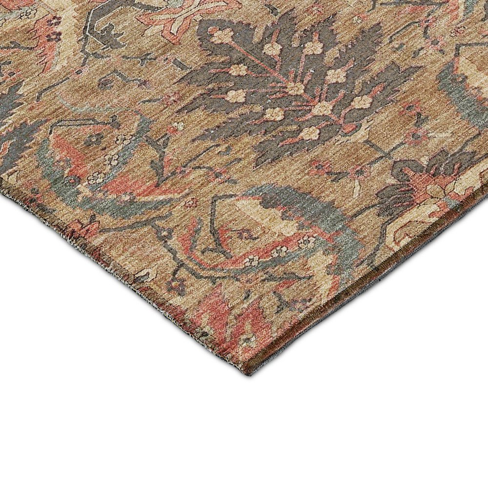 Luxury Washable Indoor/Outdoor Solace Tan 2'3" x 7'6" Runner Rug