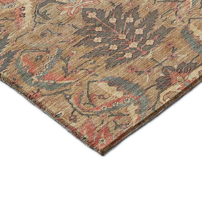 Luxury Washable Indoor/Outdoor Solace Tan 2'3" x 7'6" Runner Rug
