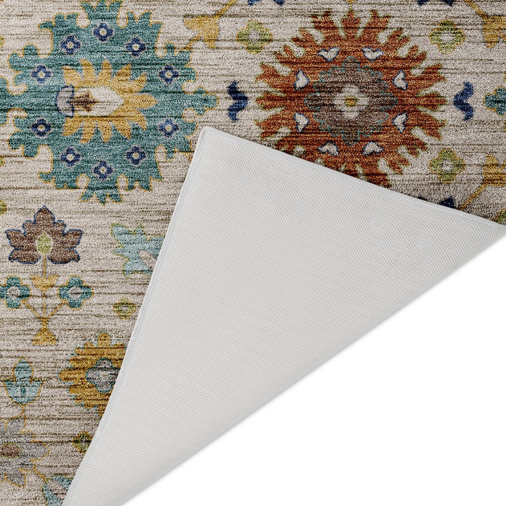Indoor/Outdoor Silk Road Ivory 2'3" x 7'6" Runner Rug