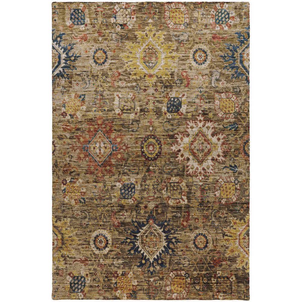 Indoor/Outdoor Silk Road Clove 3' x 5' Rug