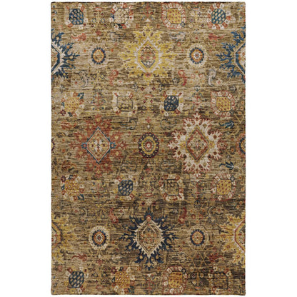 Indoor/Outdoor Silk Road Clove 3' x 5' Rug