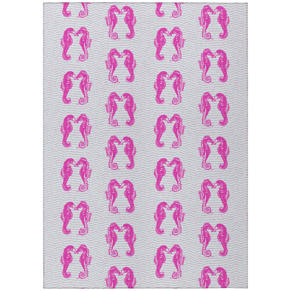Indoor/Outdoor Seabreeze SZ15 Flamingo Washable 3' x 5' Rug