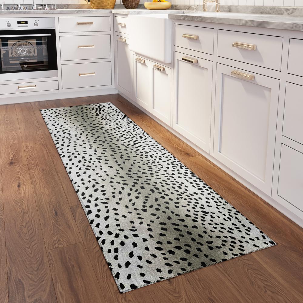 Indoor/Outdoor Mali ML3 Ivory Washable 2'3" x 10' Runner Rug