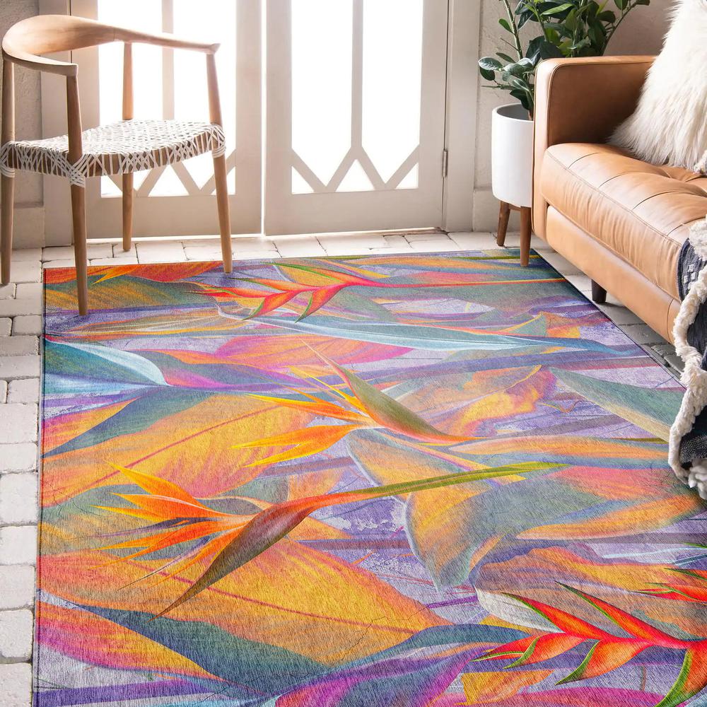 Indoor/Outdoor Tropics TC14 Passion Washable 2'6" x 3'10" Rug