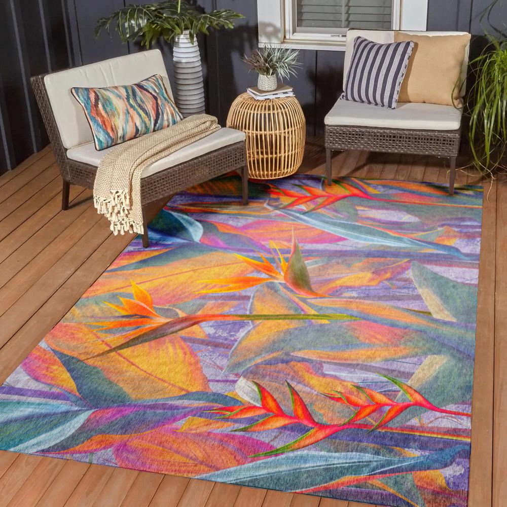 Indoor/Outdoor Tropics TC14 Passion Washable 2'6" x 3'10" Rug