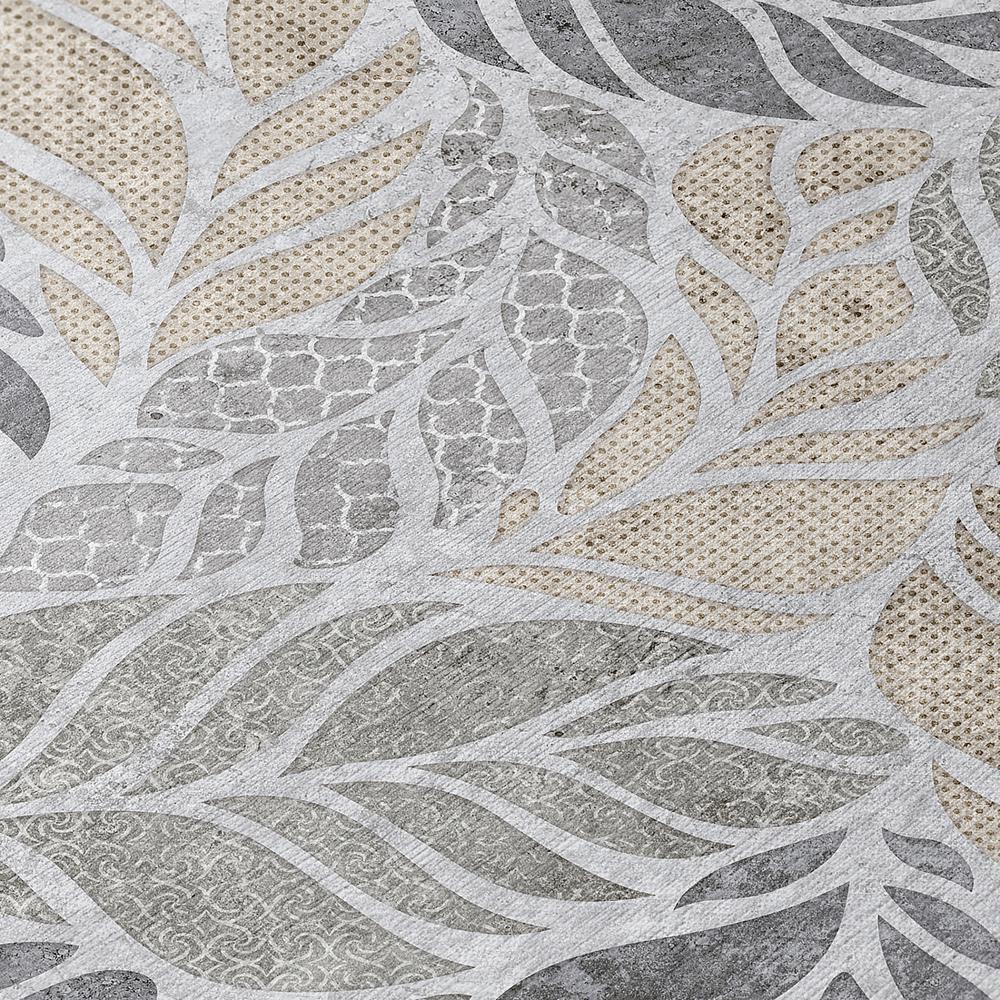 Indoor/Outdoor Tropics TC3 Grey Washable 1'8" x 2'6" Rug