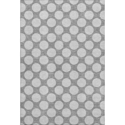 Luxury Washable Indoor/Outdoor The Reserve Gray 3' x 5' Rug