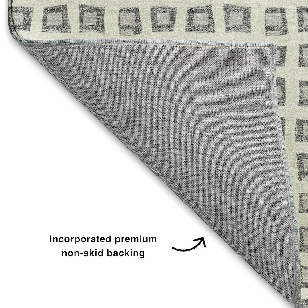 Luxury Washable Indoor/Outdoor The Reserve Gray 2'3" x 7'6" Runner Rug
