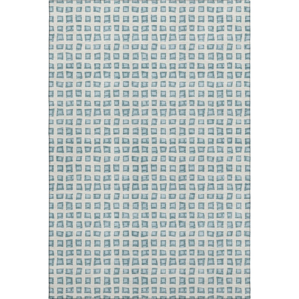 Luxury Washable Indoor/Outdoor The Reserve Teal 3' x 5' Rug