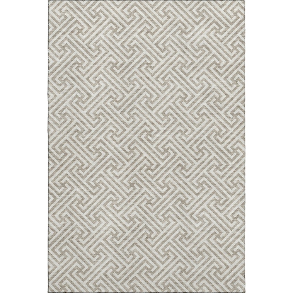 Luxury Washable Indoor/Outdoor The Reserve Flax 3' x 5' Rug